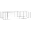 Outdoor Dog Kennel Galvanized Steel 364.7 ft²