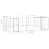 Outdoor Dog Kennel Galvanized Steel 260.5 ft²