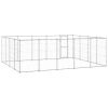 Outdoor Dog Kennel Galvanized Steel 260.5 ft²