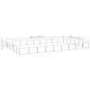 Dog Kennel Silver 581.3 ft² Steel
