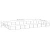 Dog Kennel Silver 484.4 ft² Steel