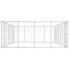 Outdoor Dog Kennel Galvanized Steel 364.7 ft²